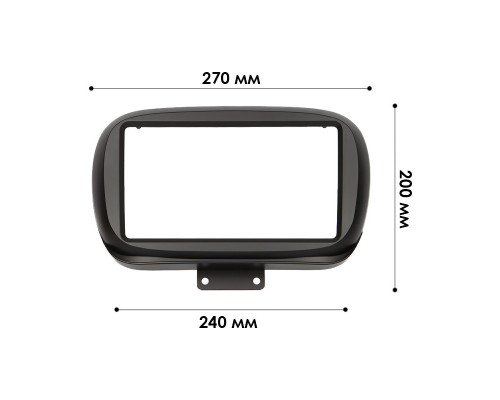 Перехідна рамка 9 Lesko Fiat 500X (334) 2015 Перехідна рамка 9 Lesko Fiat 500X (334) 2015