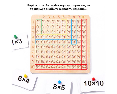 Дитяча дерев'яна іграшка Lesko SD-36 219 елементів Різнокольоровий (12890-82924)