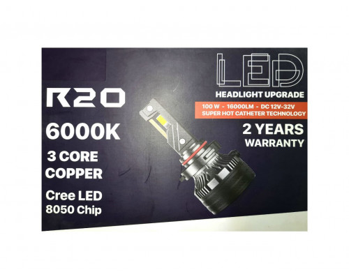 Комплект світлодіодних ламп HeadLight R20 H11H8/H9/H16 Комплект світлодіодних ламп HeadLight R20 H11H8/H9/H16