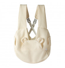 Нагрудна сумка-перенесення для котів та собак No Brand 2307MSML1185 White