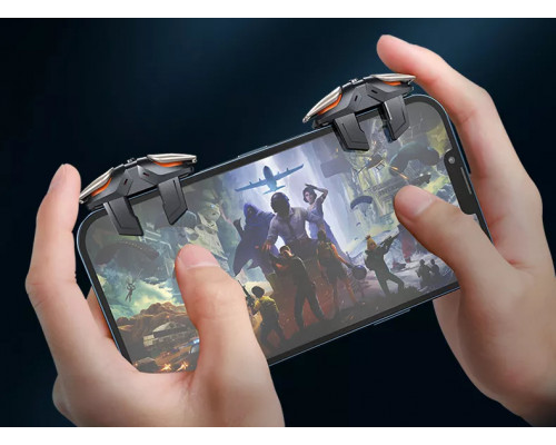 Ігрові курки сенсорний геймпад тригер для смартфона Union PUBG Mobile JS61 механічні Ігрові курки сенсорний геймпад тригер для смартфона Union PUBG Mobile JS61 механічні