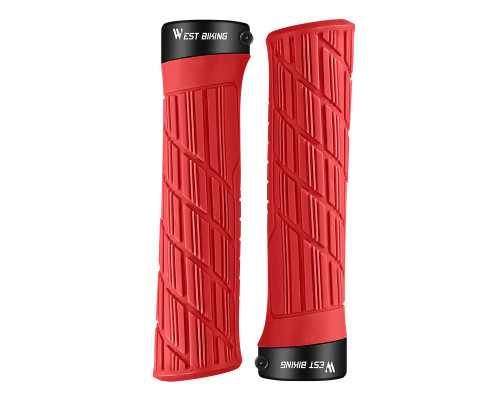 Грипси велосипедні West Biking YP0804063 Red 13342-85805