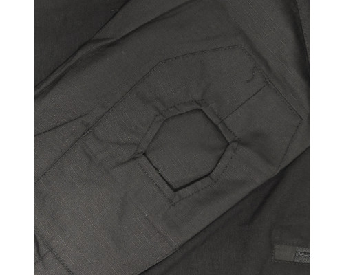 Сорочка мілітарі No Brand A655 XL (36 р.) Чорний (4256-12509)