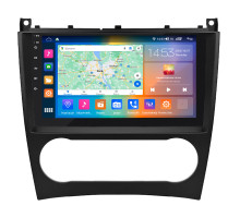 Магнітола Lesko для Mercedes-Benz C-Клас II (W203) Рестайлінг 2004-2008 IPS 9" 4/64Gb CarPlay 4G Wi-Fi Prime