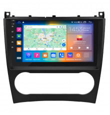 Магнітола Lesko для Mercedes-Benz C-Клас II (W203) Рестайлінг 2004-2008 IPS 9" 4/64Gb CarPlay 4G Wi-Fi Prime