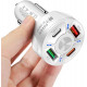 Автомобільний зарядний пристрій No Brand CWa 2USB 2Type-C PD20W QC 3.0 White (3650552)