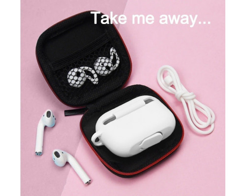Чохол силіконовий 6 в 1 DS Case для Apple AirPods Pro White (3435132352) Чохол силіконовий 6 в 1 DS Case для Apple AirPods Pro White (3435132352)