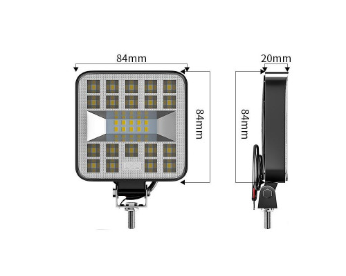Світлодіодна додаткова панель LED фари DXZ H-MINI-F-29 (11128-63498) Світлодіодна додаткова панель LED фари DXZ H-MINI-F-29 (11128-63498)