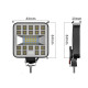 Світлодіодна додаткова панель LED фари DXZ H-MINI-F-29 (11128-63498)