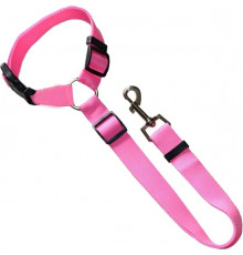 Ремінь безпеки в автомобіль для собаки Pink (050597) 4Dog