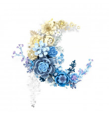 3D-конструктор JIE-STAR 9094 Moon Flower 590 деталей 13220-84639