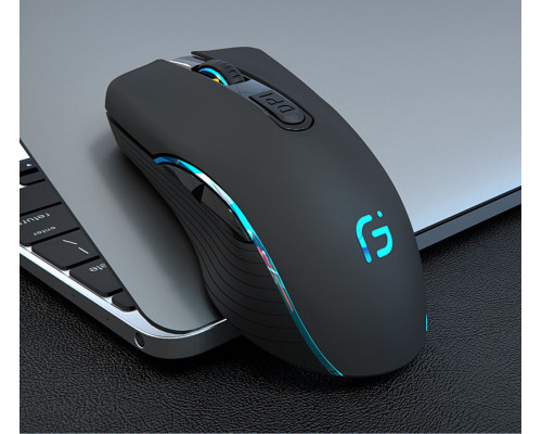 Мишка бездротова ігрова Gamousе X9 з акумулятором та підсвіткою Black Мишка бездротова ігрова Gamousе X9 з акумулятором та підсвіткою Black