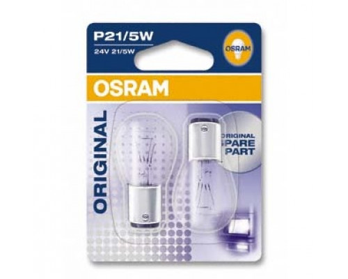 Автолампа ук. OSRAM 7537-02B P21/5W 24V BAY15d 10X2 Blister Автолампа ук. OSRAM 7537-02B P21/5W 24V BAY15d 10X2 Blister