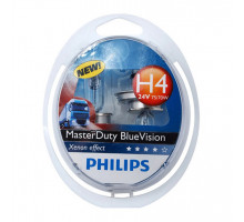 Автолампа PHILIPS 13342MDBVS2 H4 75/70W 24V P43t MasterDuty BlueVision