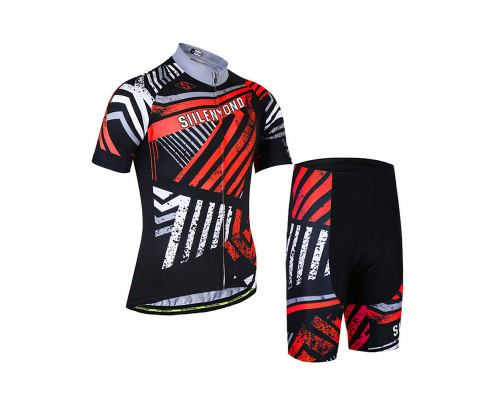 Велокостюм чоловічий Siilenyond XM-DT-050 Shorts Stripes Red XS Велокостюм чоловічий Siilenyond XM-DT-050 Shorts Stripes Red XS