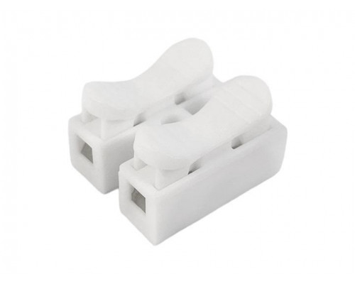 Набір з'єднувачів для дроту PW CH-2 клемні колодки на два контакти 30 шт Білий (C051301-30)