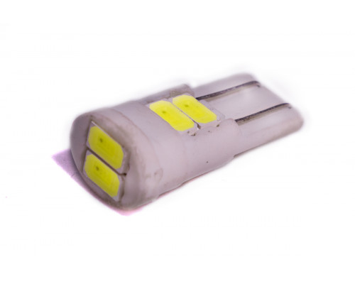 Світлодіодна лампа AllLight T10 6 діодів 5630 W2,1x9,5d 12V кераміка Світлодіодна лампа AllLight T10 6 діодів 5630 W2,1x9,5d 12V кераміка