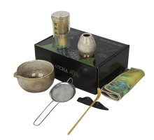 Набір для приготування чаю матча Mavanto 7458 Gray 7 предметів