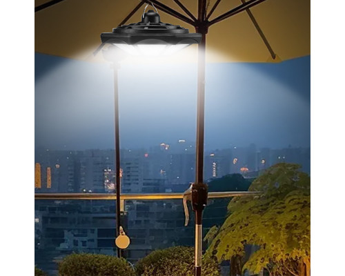 Кемпінговий ліхтар підвісний із сонячною батареєю пультом X-BALOG BL-ZB168A 13257-84515