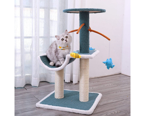 Кігтеточка для кота з іграшками Hoopet 20T0229ML0040 Кігтеточка для кота з іграшками Hoopet 20T0229ML0040