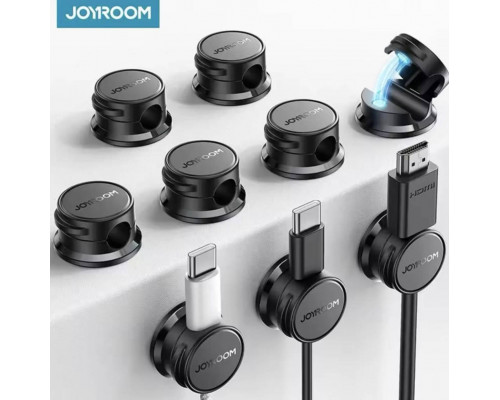 Самоклеючі кліпси на кабель Joy 9 шт Чорний 444151568 Самоклеючі кліпси на кабель Joy 9 шт Чорний 444151568
