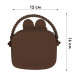 Дитяча сумка No Brand AG-028 12х16 см Brown Кролик