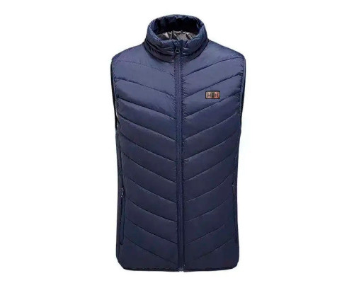 Жилетка з підігрівом Lesko M01-9S 5XL Blue Жилетка з підігрівом Lesko M01-9S 5XL Blue