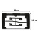 Перехідна рамка 9 Lesko Hyundai Elantra 2000-2010 Avante 2000-2006 (4673)