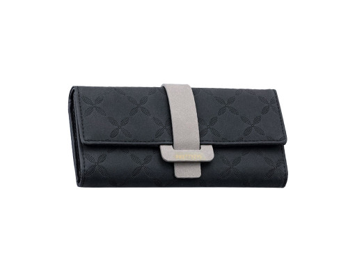 Жіночий гаманець Prettyzys PT18-989 19х10,5 см Чорний 13183-83834