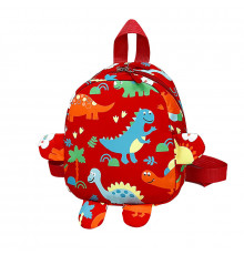 Дитячий рюкзак Lesko A-1025 Dinosaur Червоний (12208-74494)