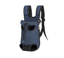 Рюкзак-кенгуру для котів та собак No Brand A01002-CO Jeans S 13090-83643