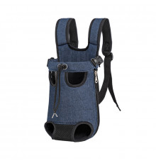Рюкзак-кенгуру для котів та собак No Brand A01002-CO Jeans S 13090-83643