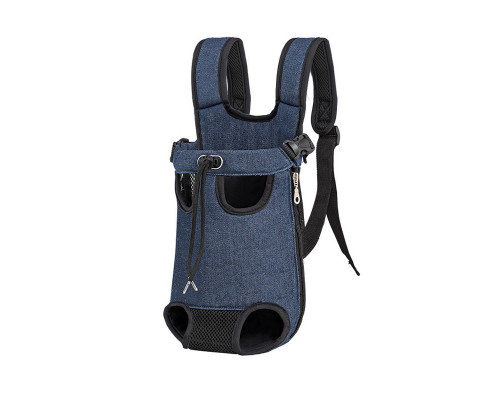 Рюкзак-кенгуру для котів та собак No Brand A01002-CO Jeans S 13090-83643