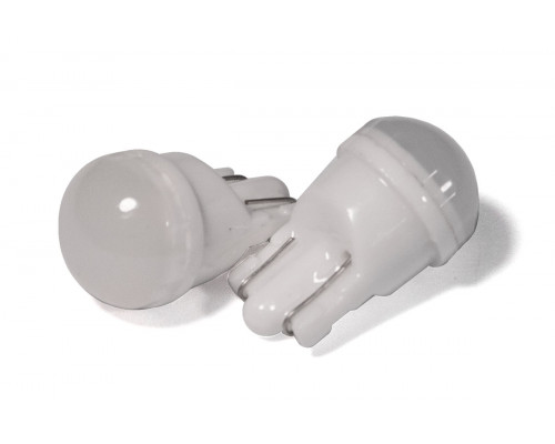 Світлодіодна лампа StarLight T10 1 діод COB 12V 0.4W WHITE / матова лінза / CERAMIC Світлодіодна лампа StarLight T10 1 діод COB 12V 0.4W WHITE / матова лінза / CERAMIC