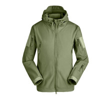 Тактична чоловіча куртка Soft Shell Lesko A001 L Зелений