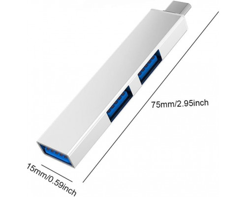 Адаптер перехідник GT Type-C 3.1 на USB 3.0 Сірий (С051250)