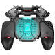 Бездротовий геймпад тригер для смартфонів Union PUBG Mobile AK77 з вентилятором та акумулятором на 4000 mAh Чорний (039)