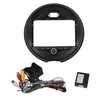 Штатний комплект перехідна рамка 9" Lesko BMW Mini 2014-2020 + адаптер живлення (1234-317)