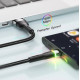 Зарядка USB кабель Essager для синхронізації та зарядки Android та інших пристроїв USB Type-C 1 м Чорний