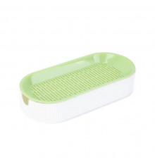 Лоток для котячої трави Lesko DT-883 Green