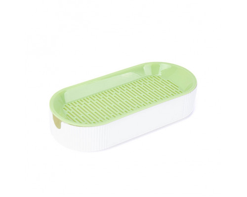 Лоток для котячої трави Lesko DT-883 Green Лоток для котячої трави Lesko DT-883 Green