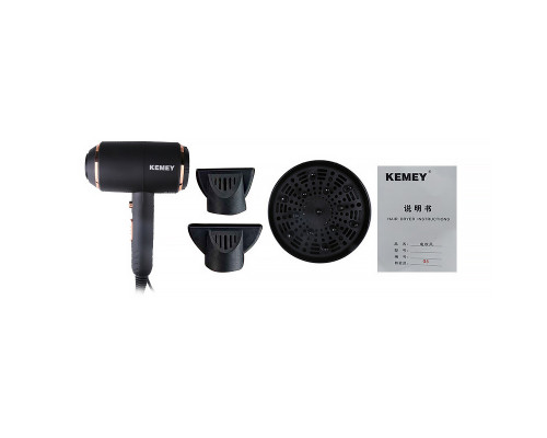 Професійний фен для волосся Kemei KM-8896 1700Вт Професійний фен для волосся Kemei KM-8896 1700Вт