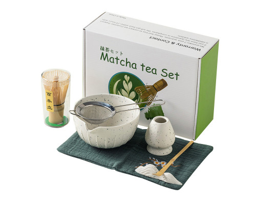 Набір для приготування чаю матчу No Brand Matcha 3125 White 13275-85685