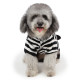 Костюм для собак Taotaopets Panda XS Чорно-білий (6220-20431)