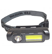 Ліхтар акумуляторний налобний HeadLight YY-10 3W+COB3W