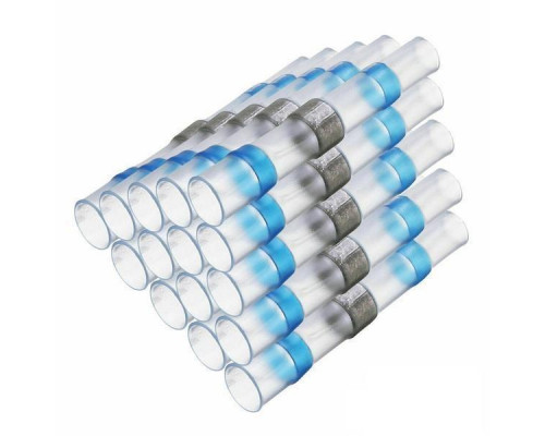 Термозбіжна гільза з припоєм PR термоусадка 1.5-2.5 мм² 100 шт Синій (C050947-100)