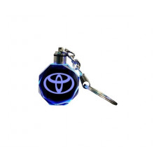 Брелок на ключі GF з логотипом Toyota з підсвічуванням (2324211)