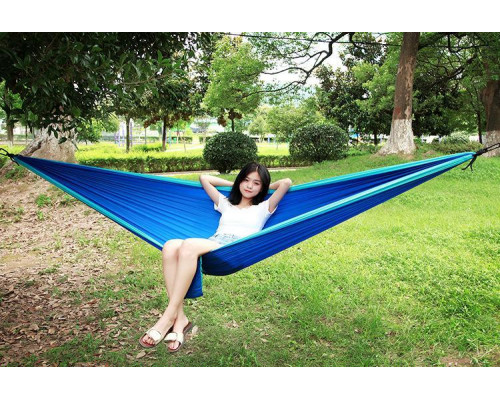 Гамак туристичний підвісний Camp 270x140 см Синій (С051064)
