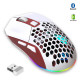 Миша бездротова HXSJ Т28 з акумулятором та RGB підсвічуванням 2,4G+Bluetooth Red