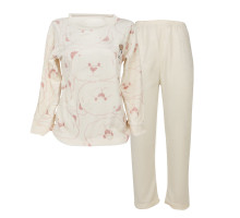 Комплект жіночої піжами Lesko 301 Bear M White-Pink